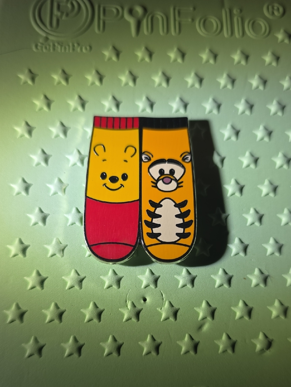 Disney Parks 2021 Magical Mystery Socks Pin Pooh Bear and Tigger